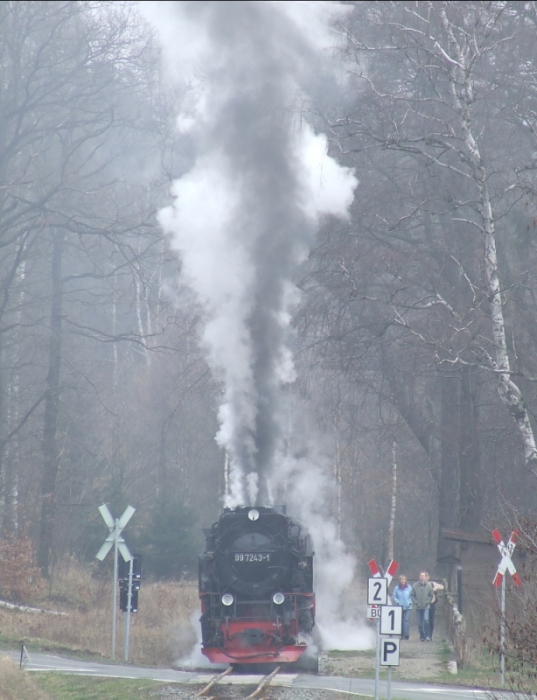 Abfahrt nach Bedarfshalt am Sternhaus Haferfeld