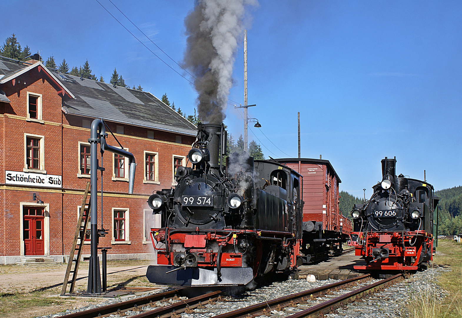 Abfahrt nach Carlsfeld