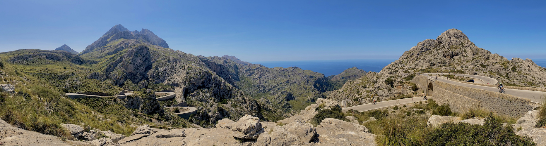 Abfahrt nach Sa Calobra, Mallorca 