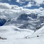 Abfahrt Steinmaeder bei Neuschnee