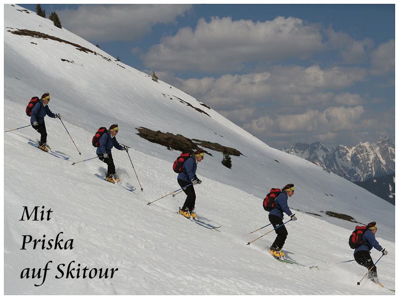 Abfahrt vom Zwölferkogel