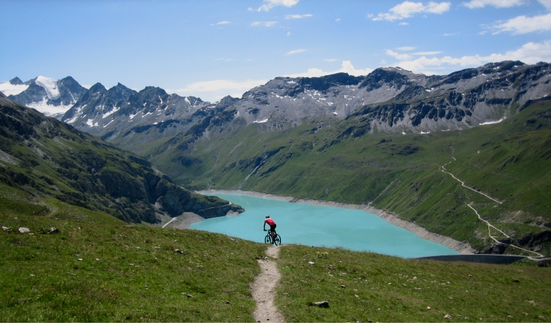 Abfahrt zum Lac Moiry