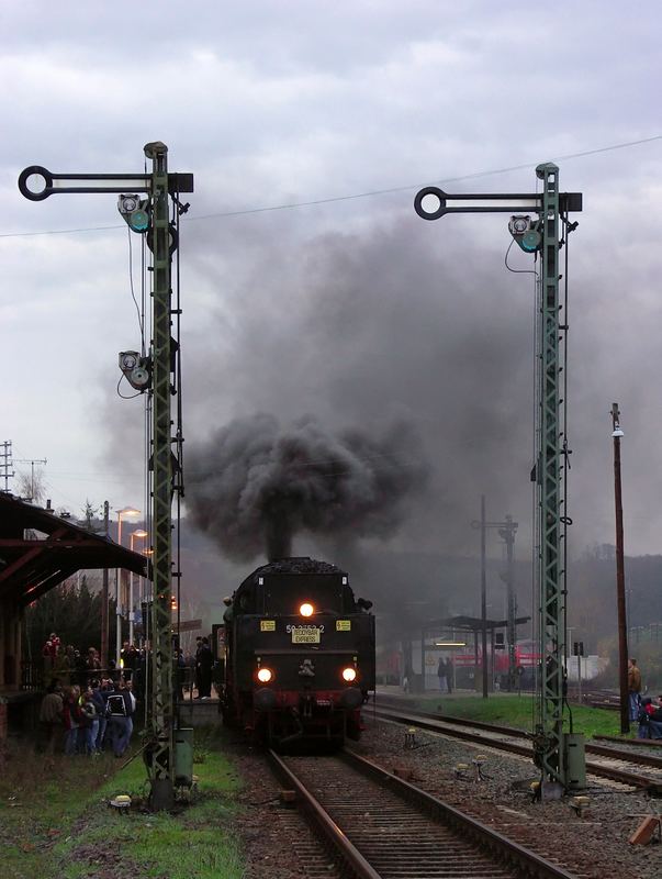 Abfahrtsvorbereitung in Stockheim