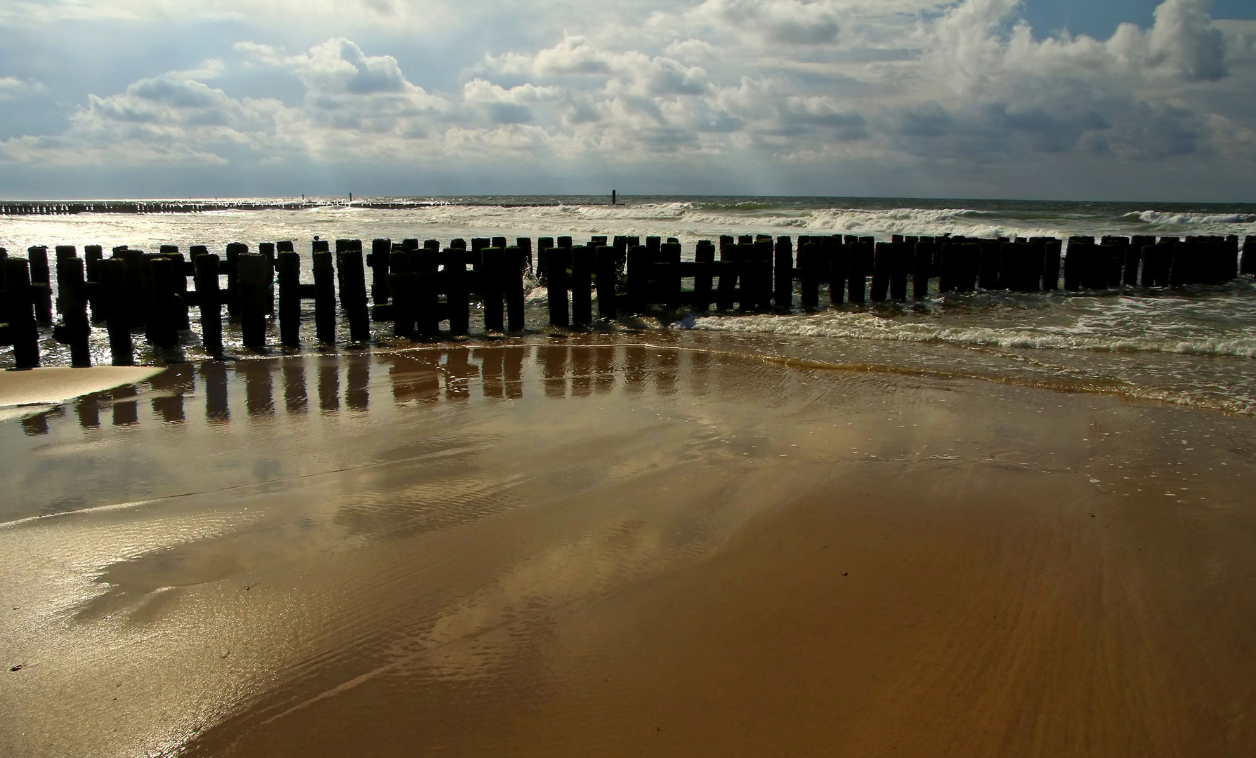 Abfließendes Wasser