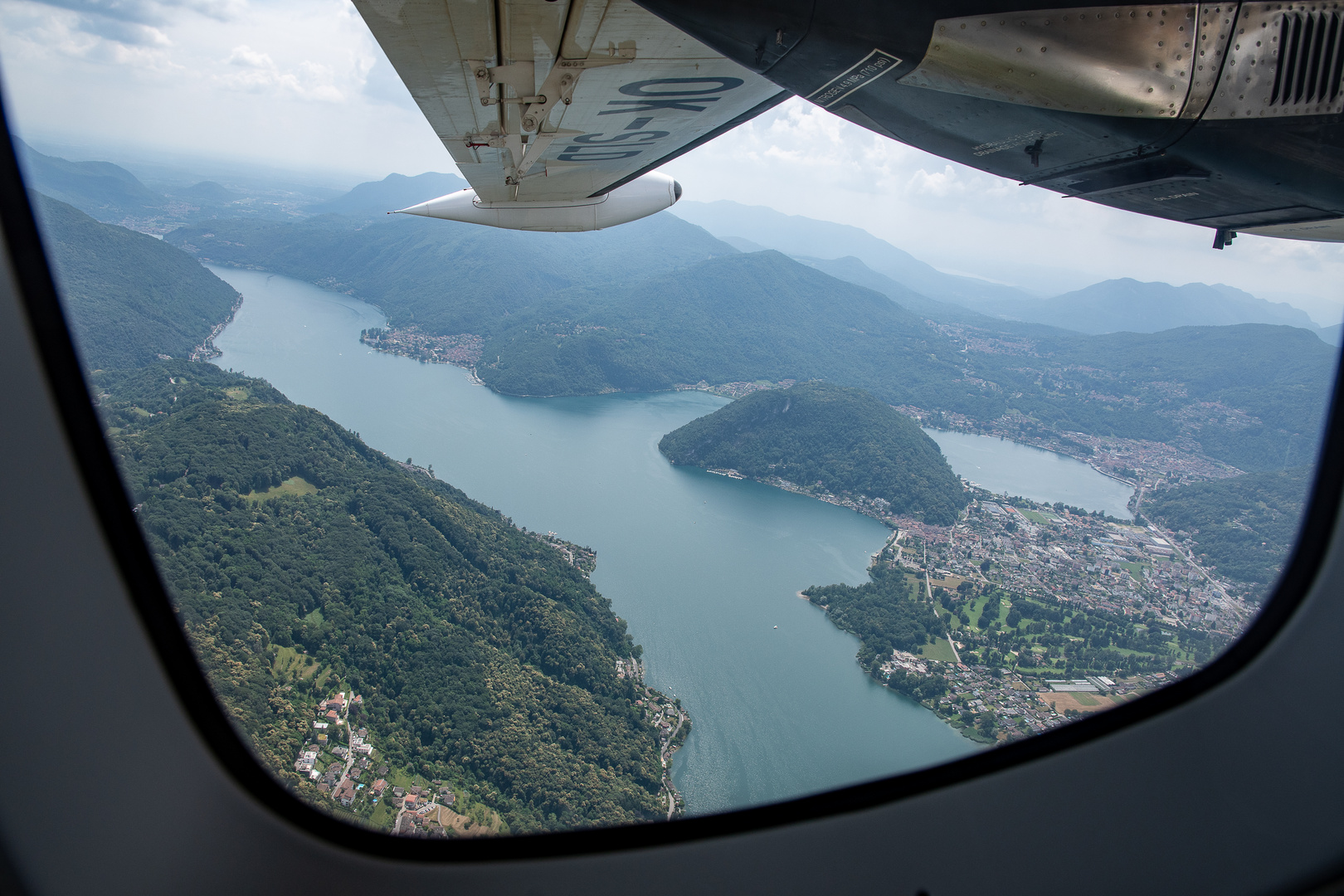 Abflug aus Lugano