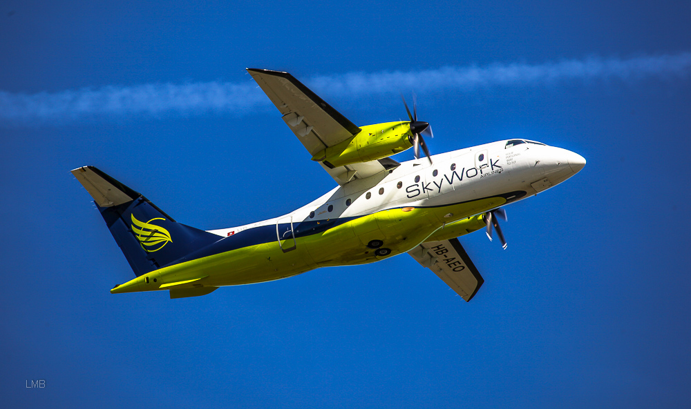 Abflug bei Kaiserwetter