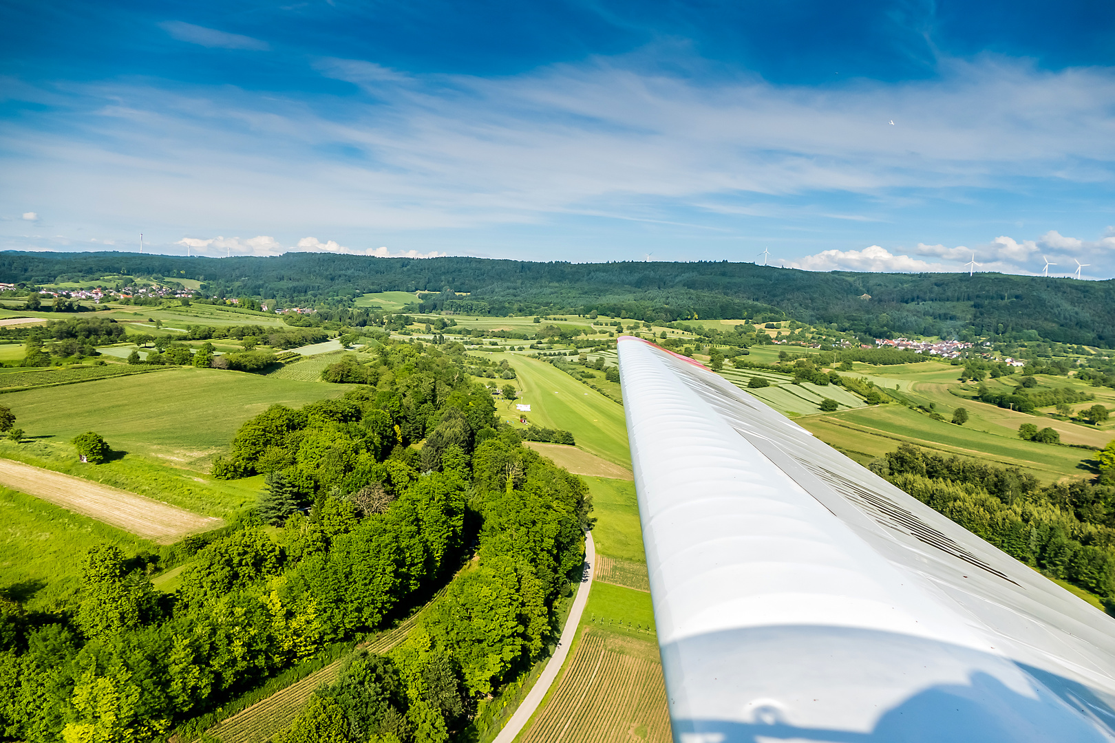 Abflug in Altdorf - Wallburg 