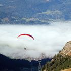 Abflug in den Oberstdorfer Nebel