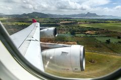 Abflug in Mauritius