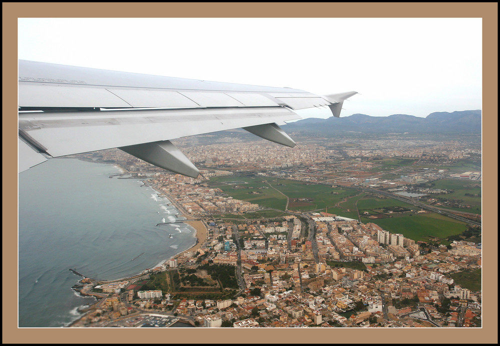 ...Abflug in Palma...