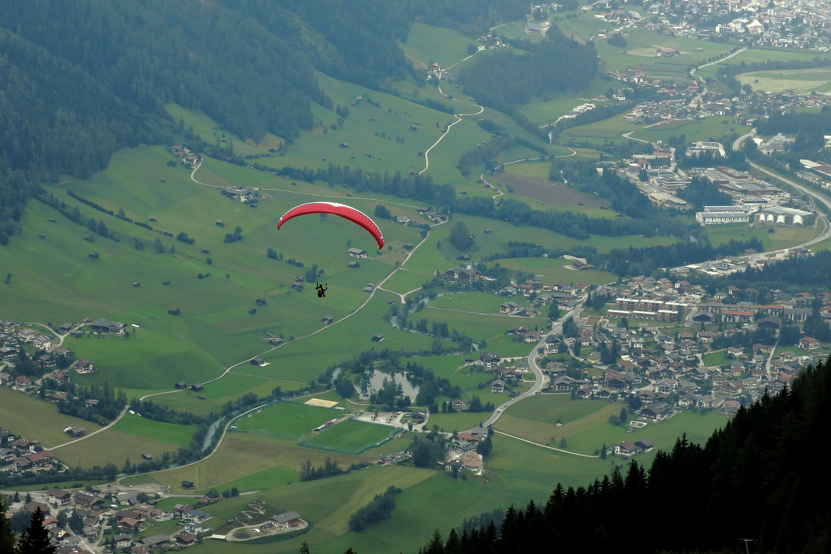 Abflug ins Tal