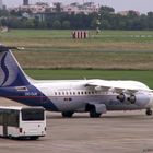 Abflug nach Brüssel von Berlin-Tempelhof (eine der letzten festen Verbindungen)