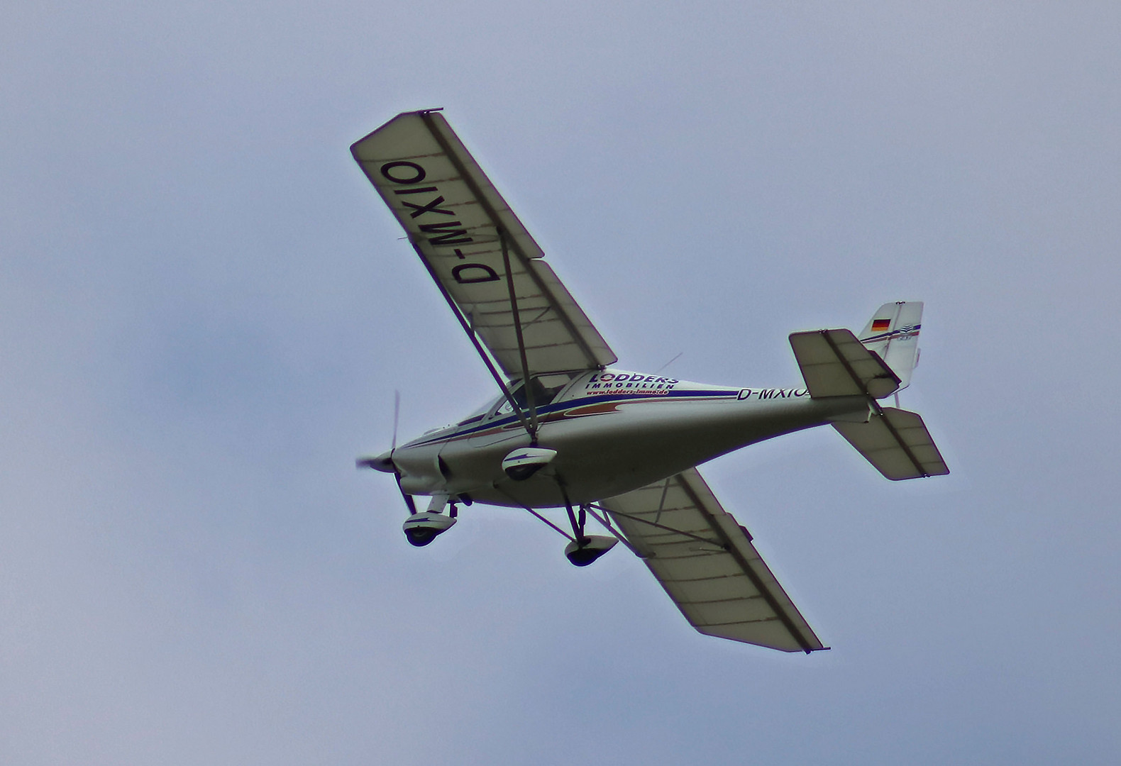 Abflug vom Flugplatz Stendal