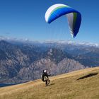 Abflug vom Monte Baldo