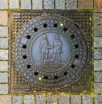 Abflussdeckel aus Bünde