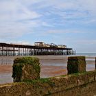 Abgebranntes Pier in Hastings