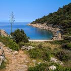 Abgelegene Badebucht auf der Insel Losinj