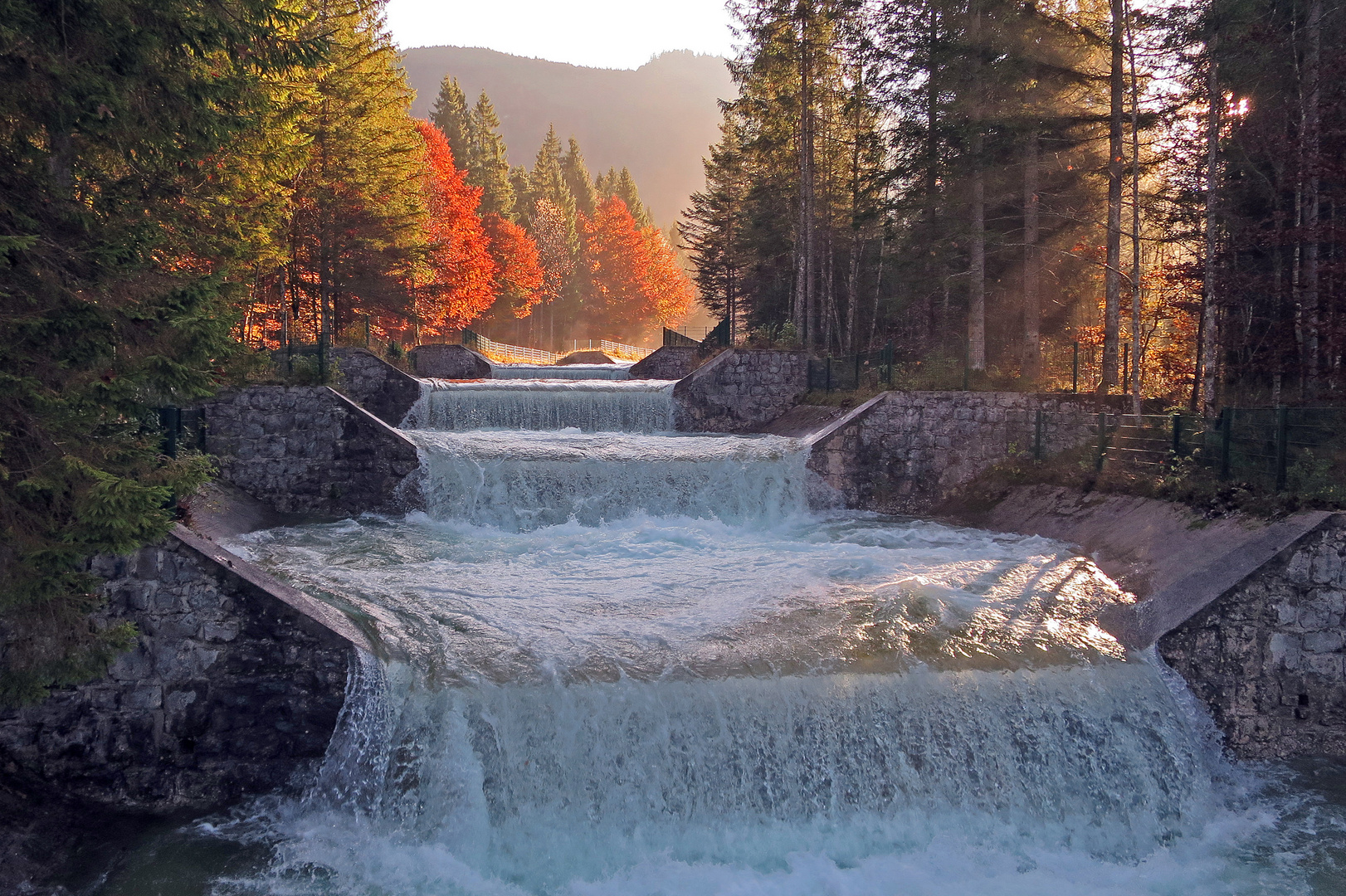 Abgeleiteter Rißbach kurz vor dem Walchensee