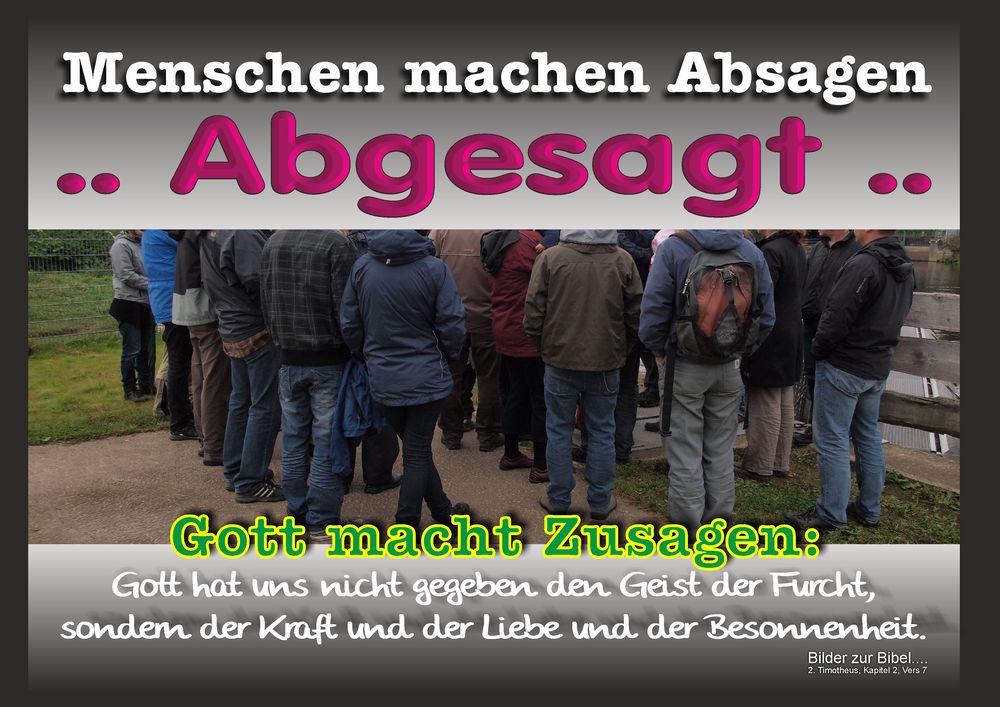 Abgesagt - Zugesagt