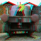 Abgestellt 3D (Anaglyphe Rot/Cyan)