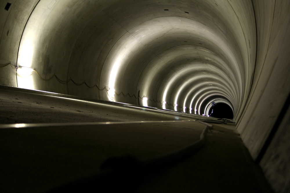 Abgestürzt im Tunnel