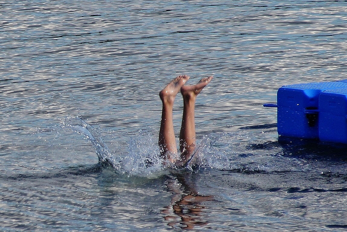 "abgetaucht" - im Edersee