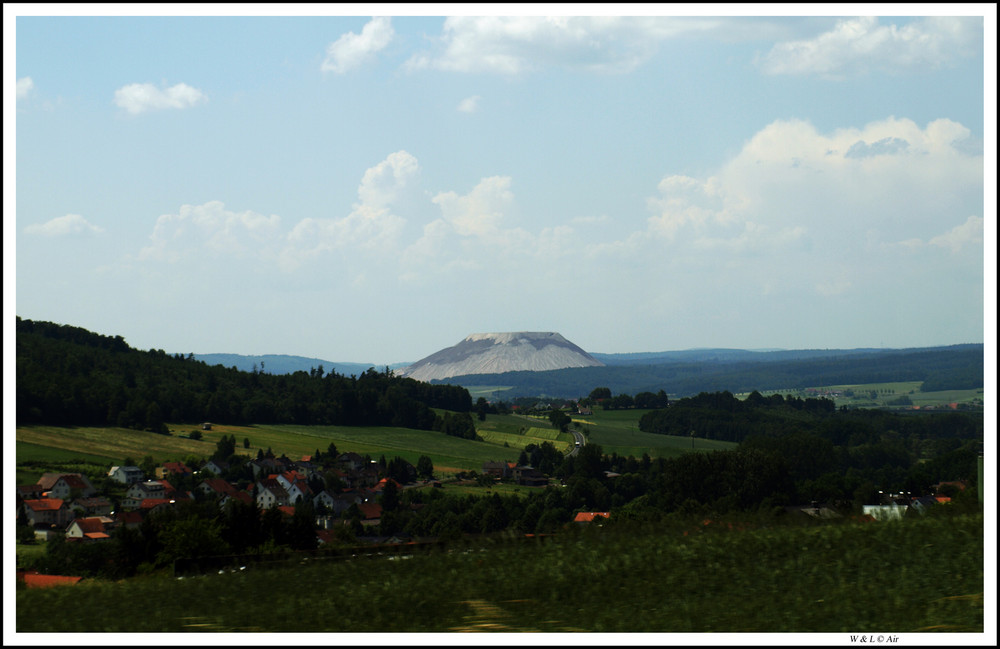 Abgetragener Berg