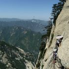 Abgrund am Huashan.