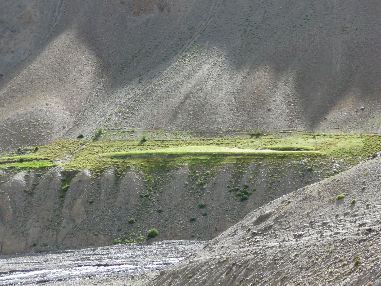 Abhang im Himalaya