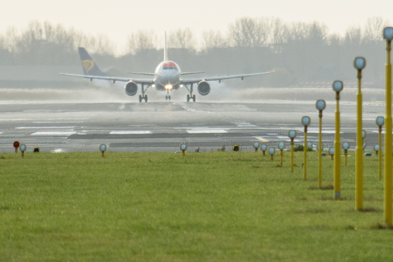 Abheben am Flughafen Amsterdam Schiphol