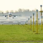 Abheben am Flughafen Amsterdam Schiphol