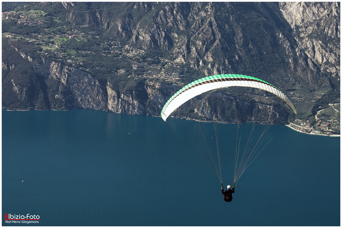 Abheben vom Monte Baldo, Gardasee . . . ich bin dann mal weg!