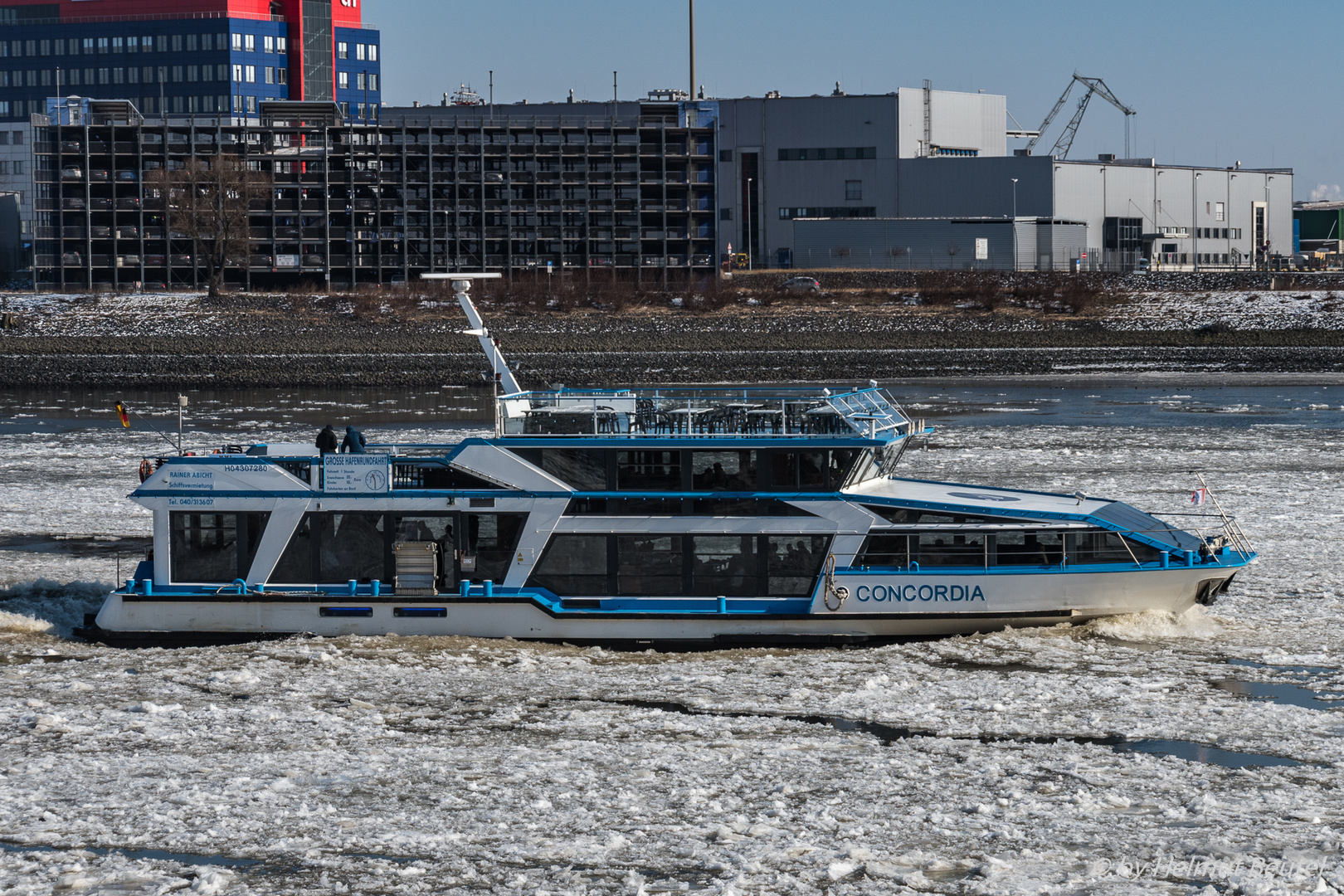 Abicht Concordia auf Eisfahrt