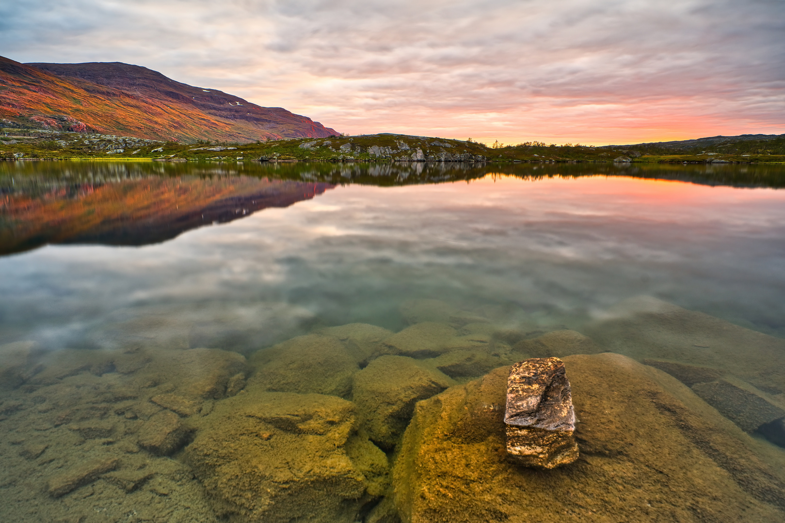 Abisko Sonnenuntergang