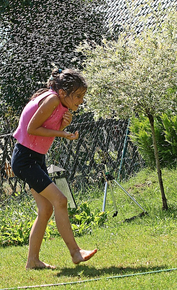 Abkühlung an einem heißen Sommertag I