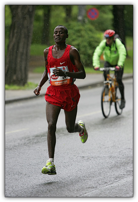 Abkühlung bei Kilometer 24