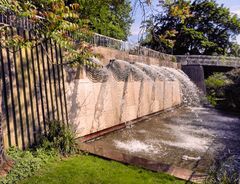 Abkühlung im Kölner Rheinpark