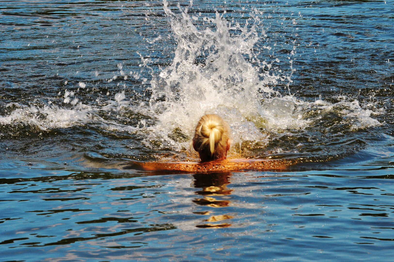 Abkühlung im Wasser