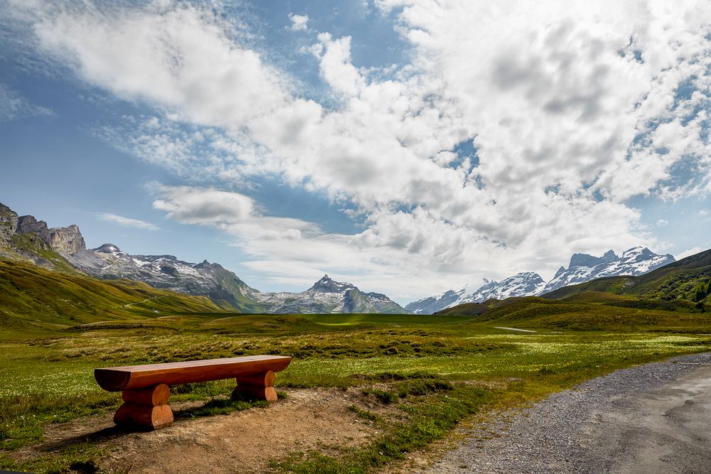 Abkühlung in den Swiss Alps