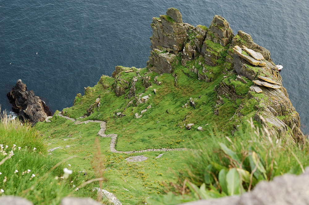 "Abkürzung" zur Anlegestelle von Skellig Michael