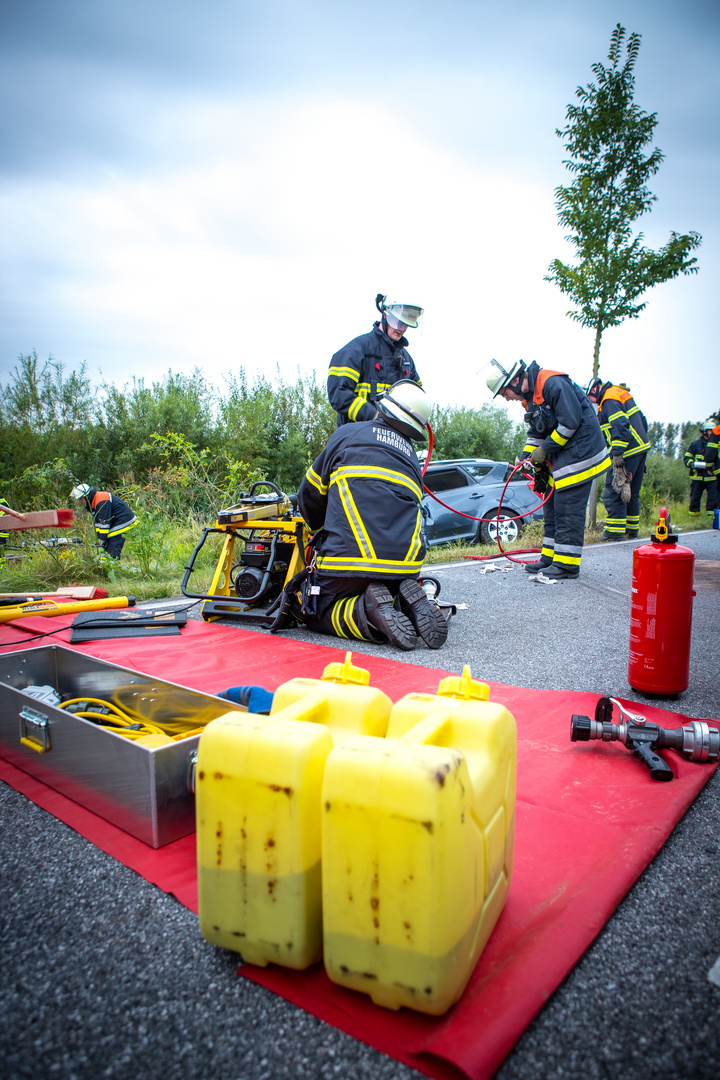 Ablage der Geräte - Einsatzgeschehen