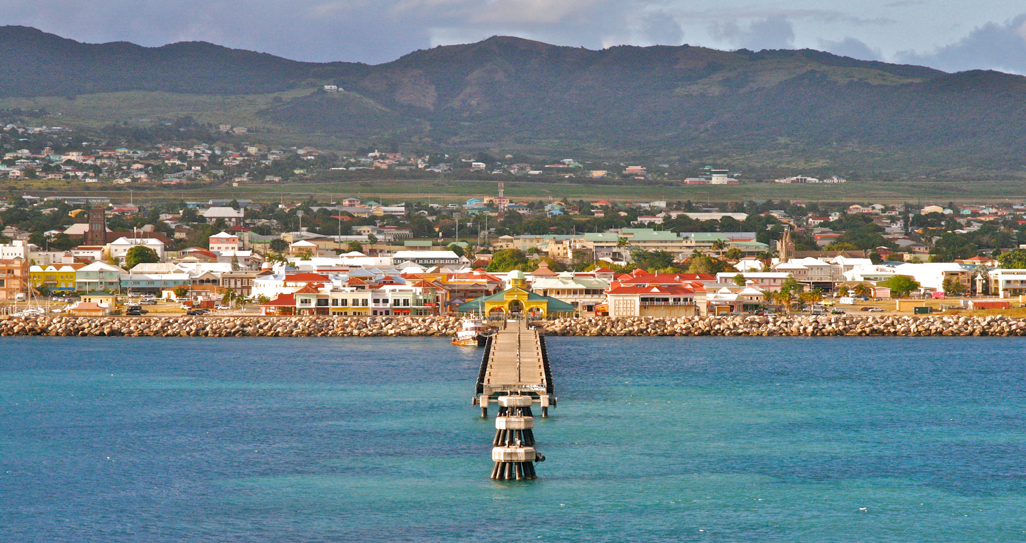 Ablegen in Basseterre (St. Kitts)