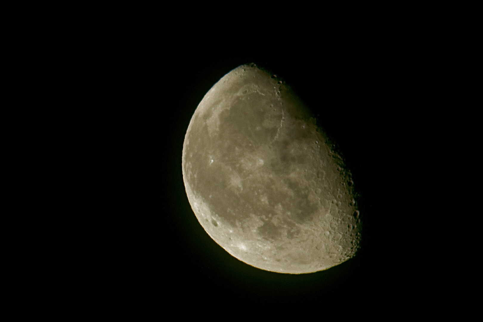 Abnehmender Mond - 07.10.2020