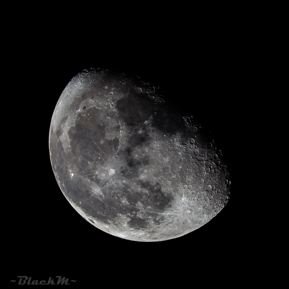 abnehmender Mond in der Nacht vom 31.10. auf 01.11.2015