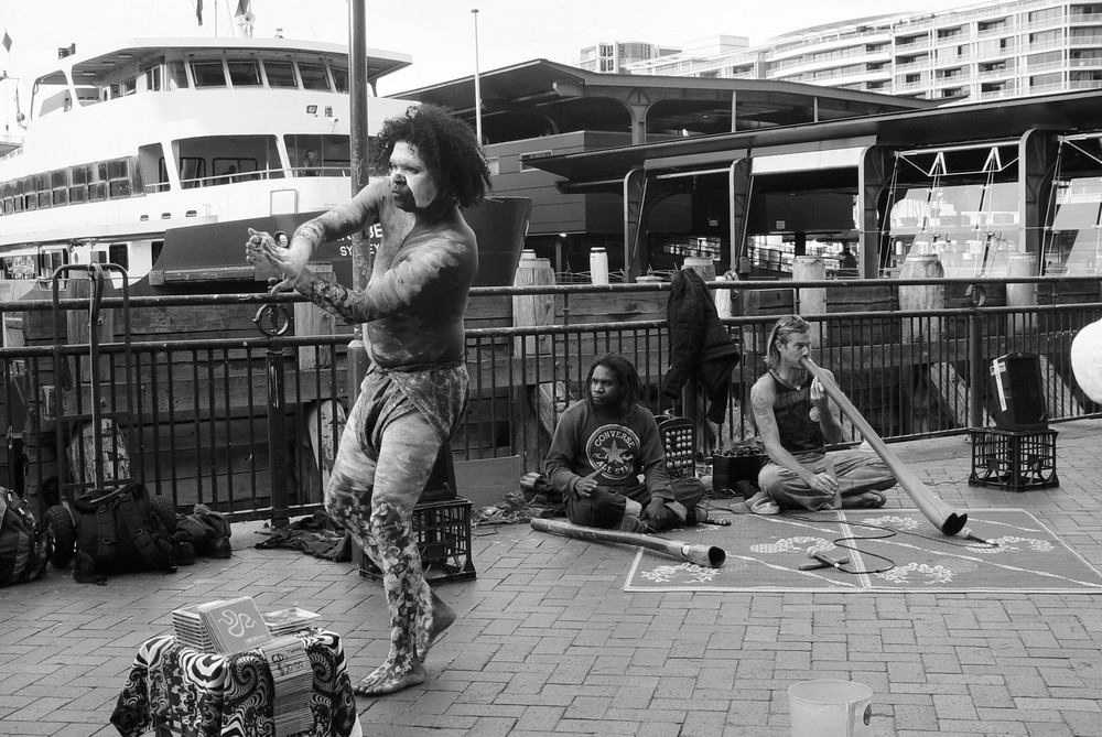 Aborigines am Circular Quay