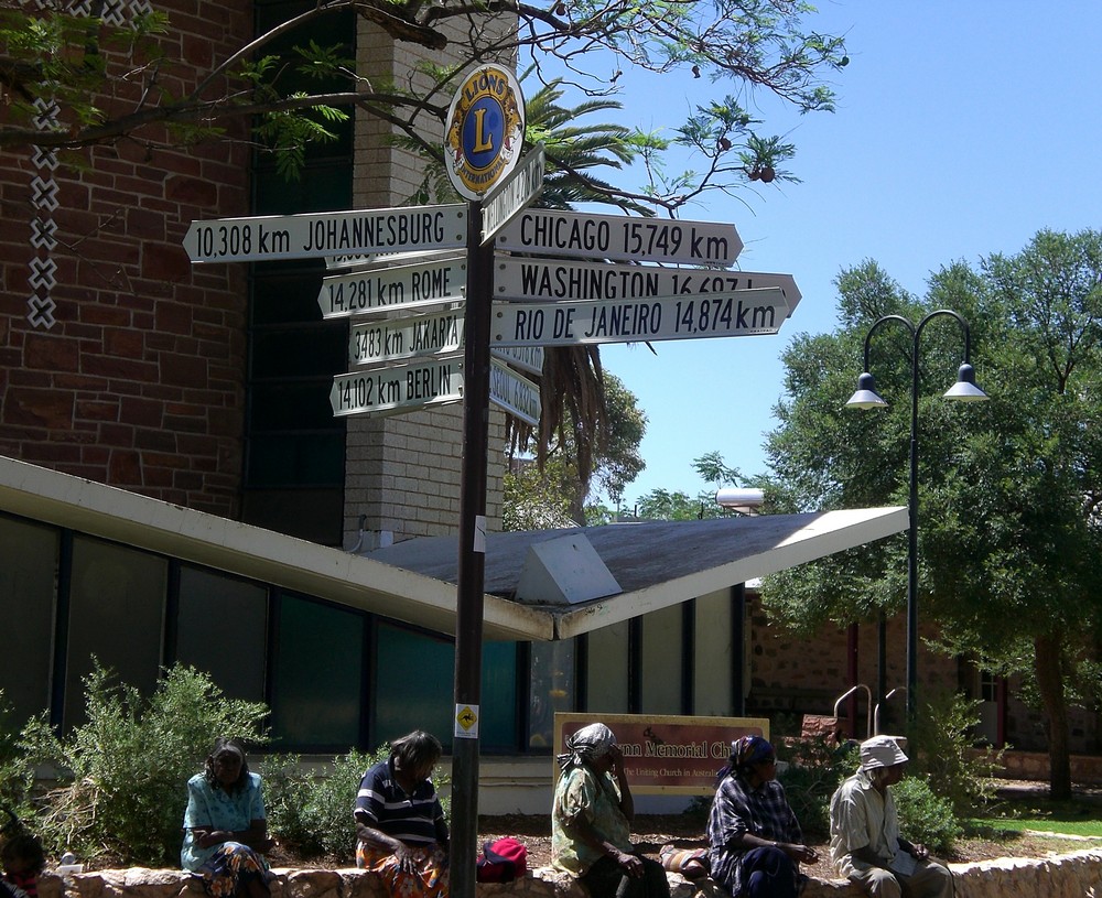 Aboriginis in Alice Springs