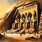 Abou Simbel - Nubie - Egypte  -  Tempel Abu Simbel - Nubien - Ägypten