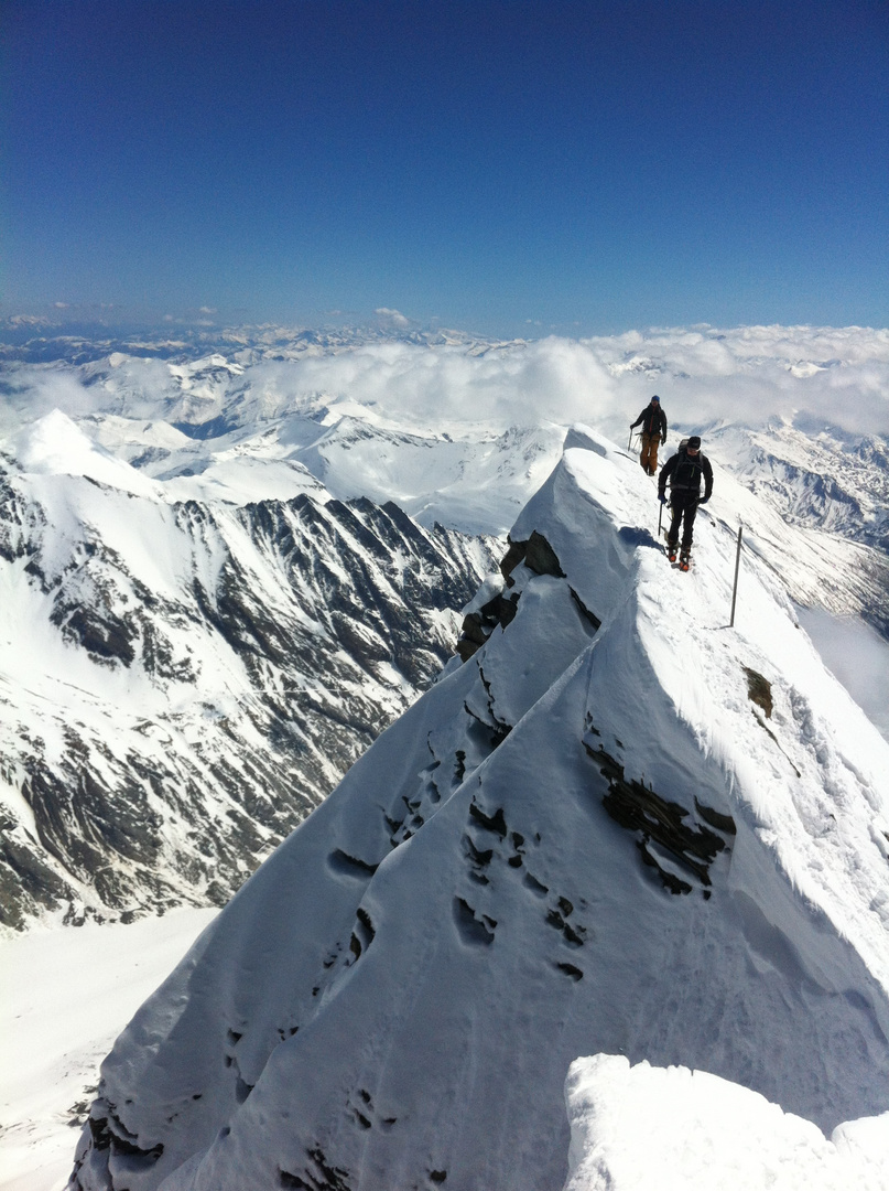 above the clouds