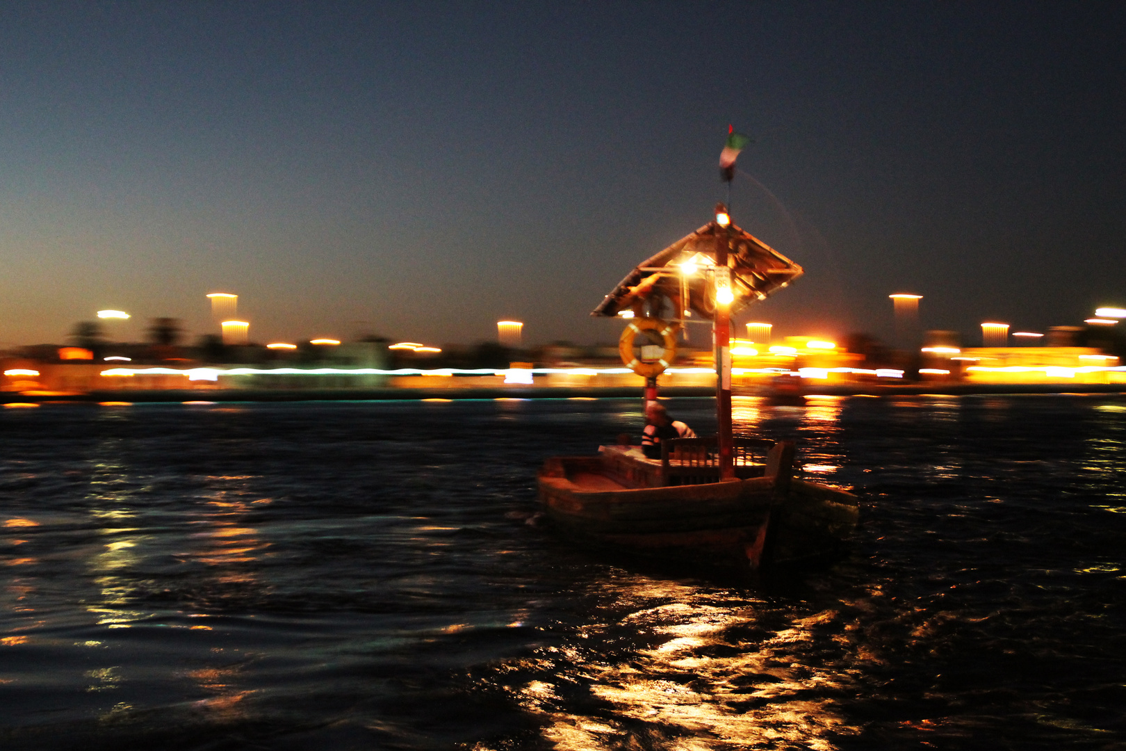 Abra auf dem Dubai Creek