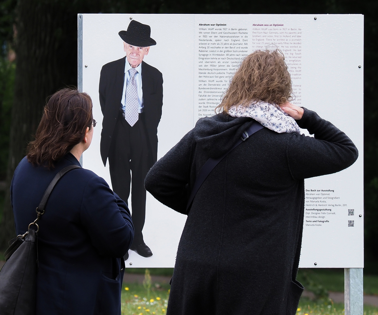 ABRAHAM WAR OPTIMIST - Fotoausstellung mit Rundgang